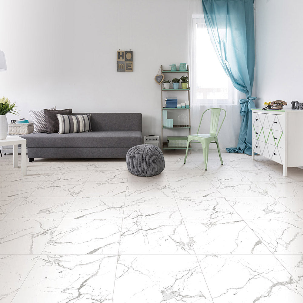 Venice Carrara 300x600mm Matte Porcelain Tile - Premium Wall & Floor Tile for Bathroom, Kitchen & Living Room Renovation