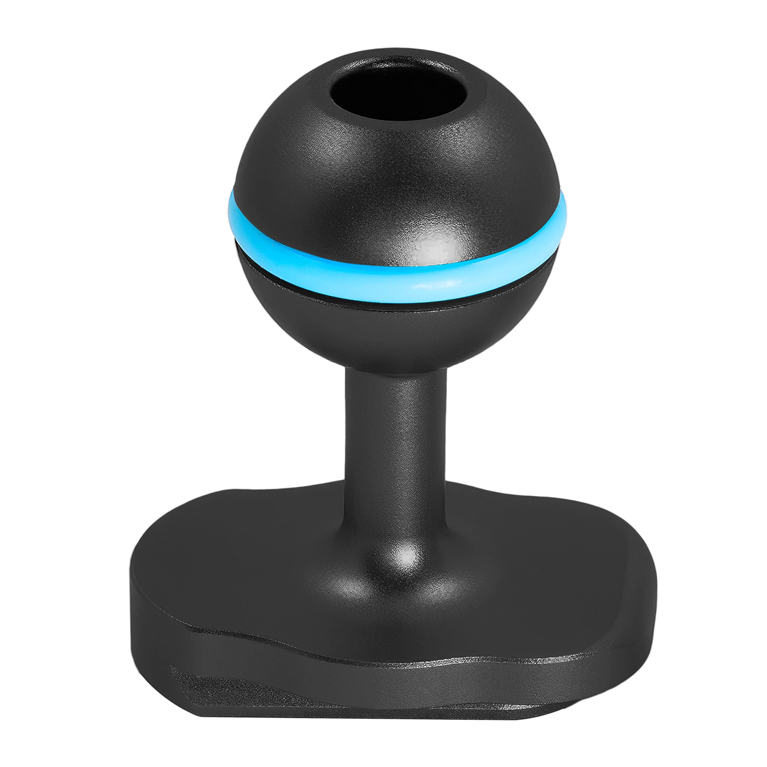 KONDOR BLUE Mini Quick Release Ball Head Adapter for Magic Arms, Friction Arms, Israeli Arms - Compatible with Camera Tripods, Gimbals, Video Monitors, Flash Brackets & Stabilizers | Professional Black Camera Accessory | Perfect for Studio, Vlogging & On-Location Filming