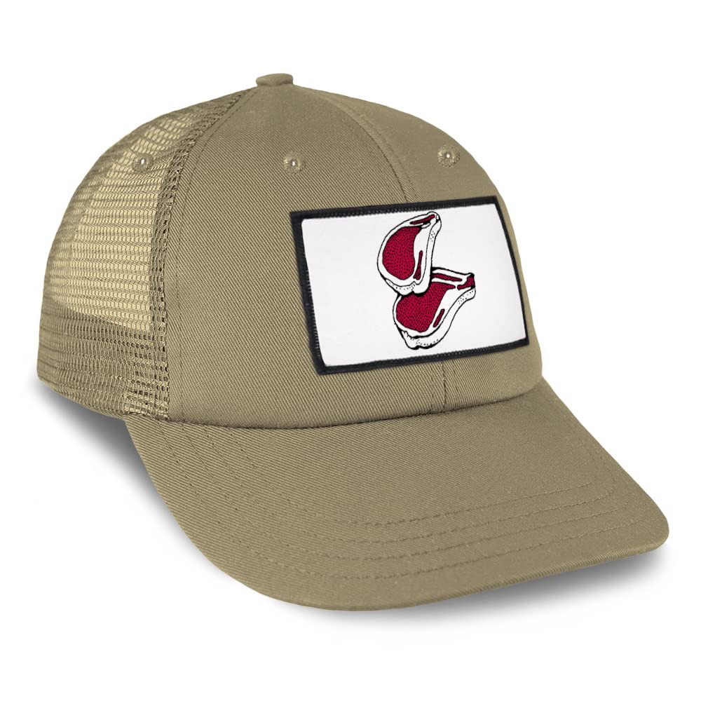 Speedy Pros Patch Hat - Adjustable Trucker Baseball Cap with Food & Beverage Meats Design - 100% Cotton for Comfort - Perfect for BBQ Parties, Cooking Enthusiasts & Restaurant Staff