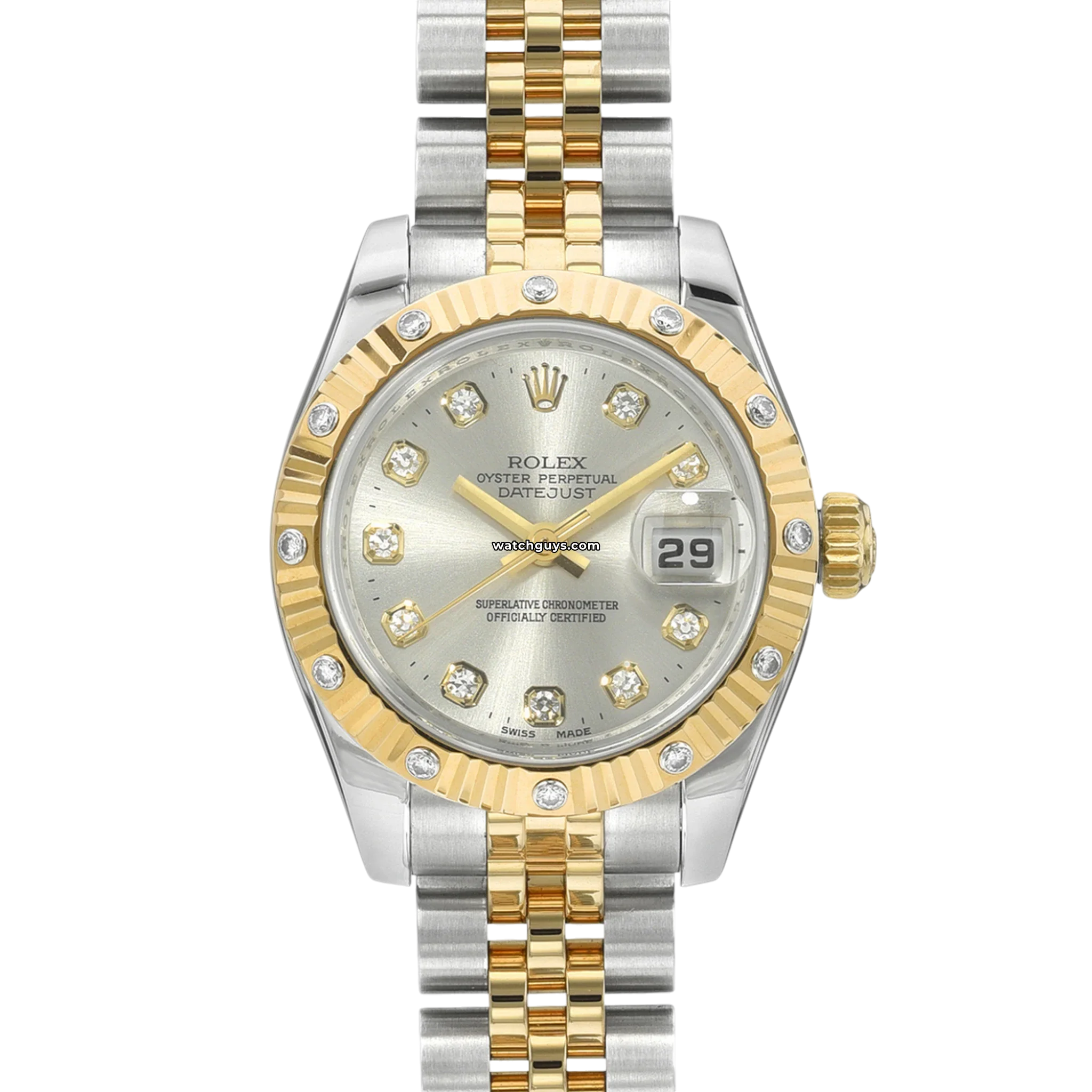 Rolex Datejust 179313 Two-Tone Diamond Watch - Luxury Men's Timepiece for Business & Formal Occasions