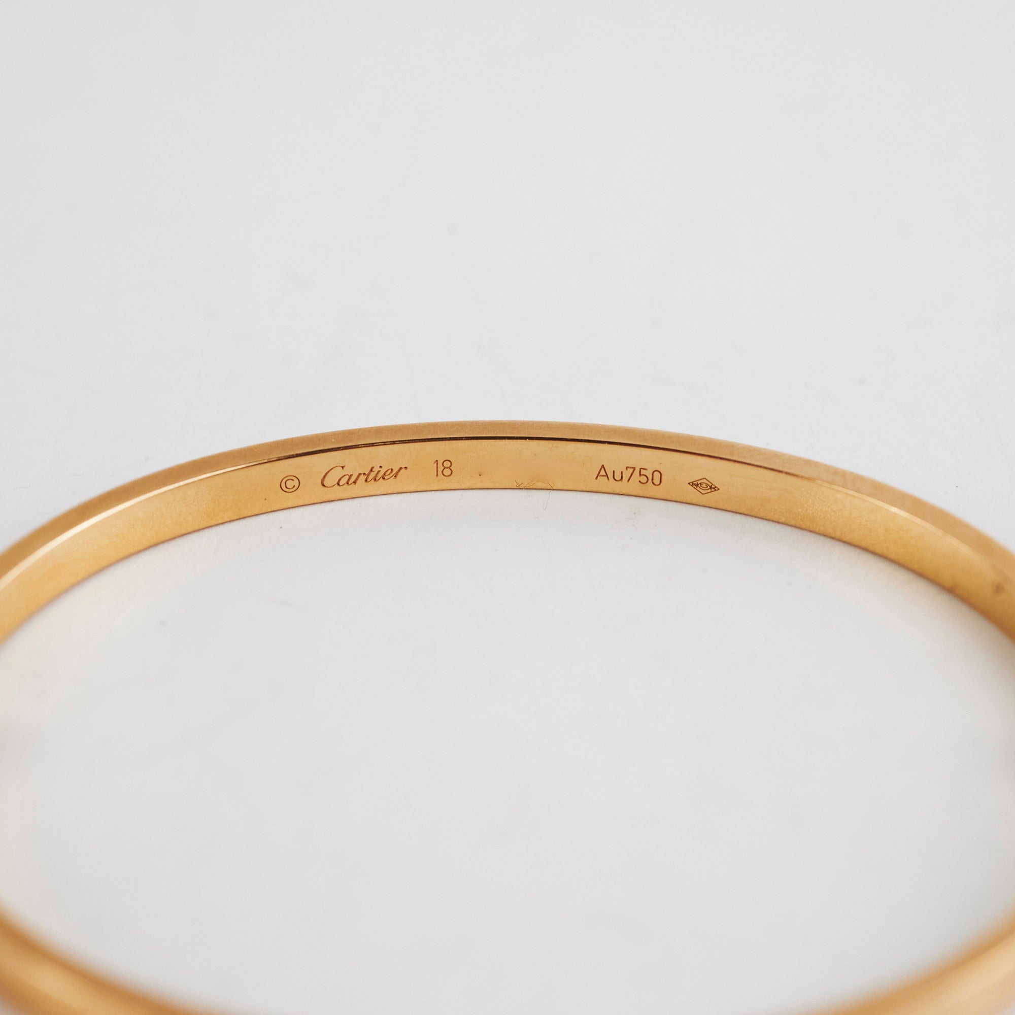Cartier Love Bracelet 18K Yellow Gold Bangle - Perfect for Anniversary Gifts & Luxury Jewelry Collection