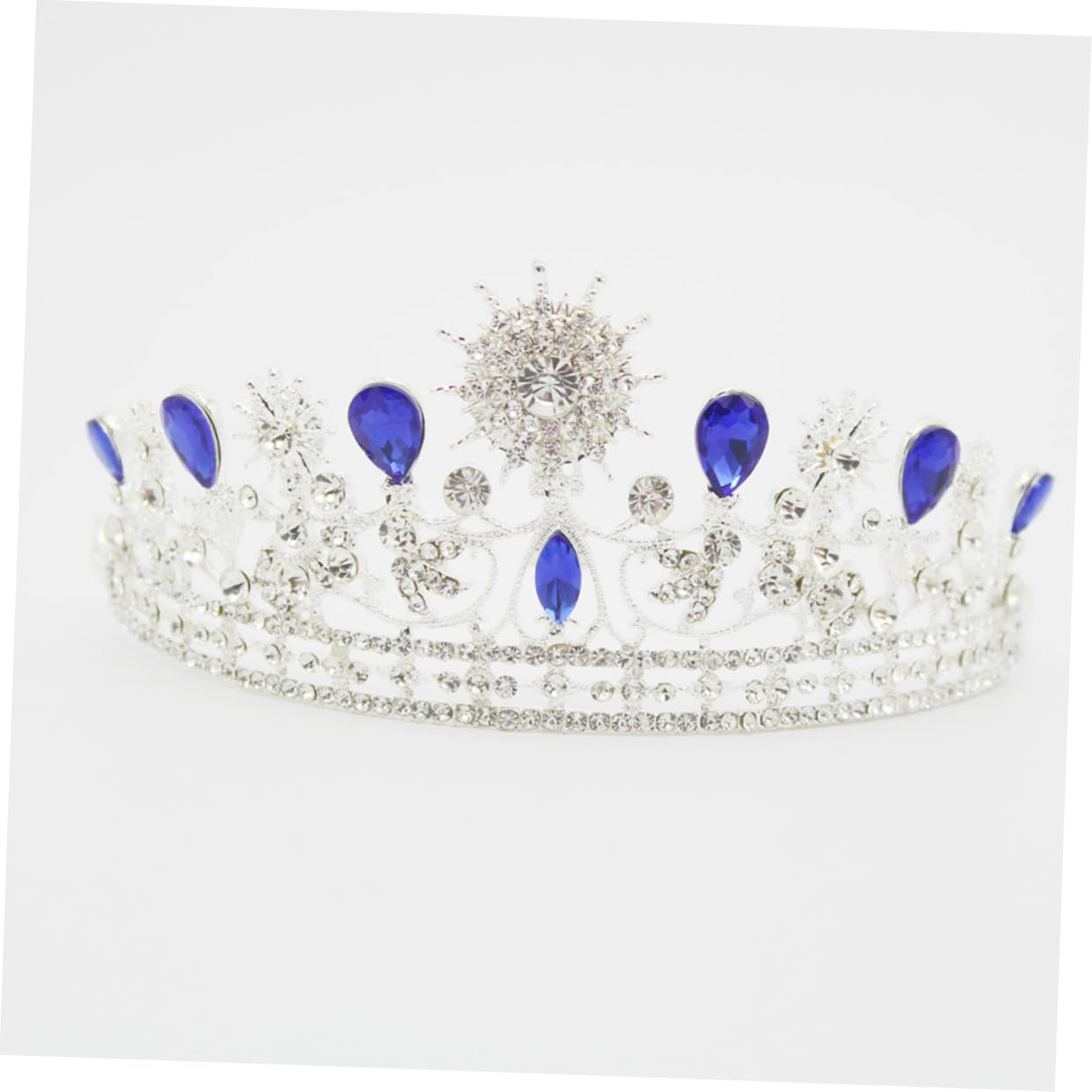 POPETPOP 1pc Crystal Bridal Tiara Hair Comb - Rhinestone Wedding Crown for Bridesmaids, Princess Hair Jewelry - Perfect for Weddings, Prom, Pageants & Special Occasions