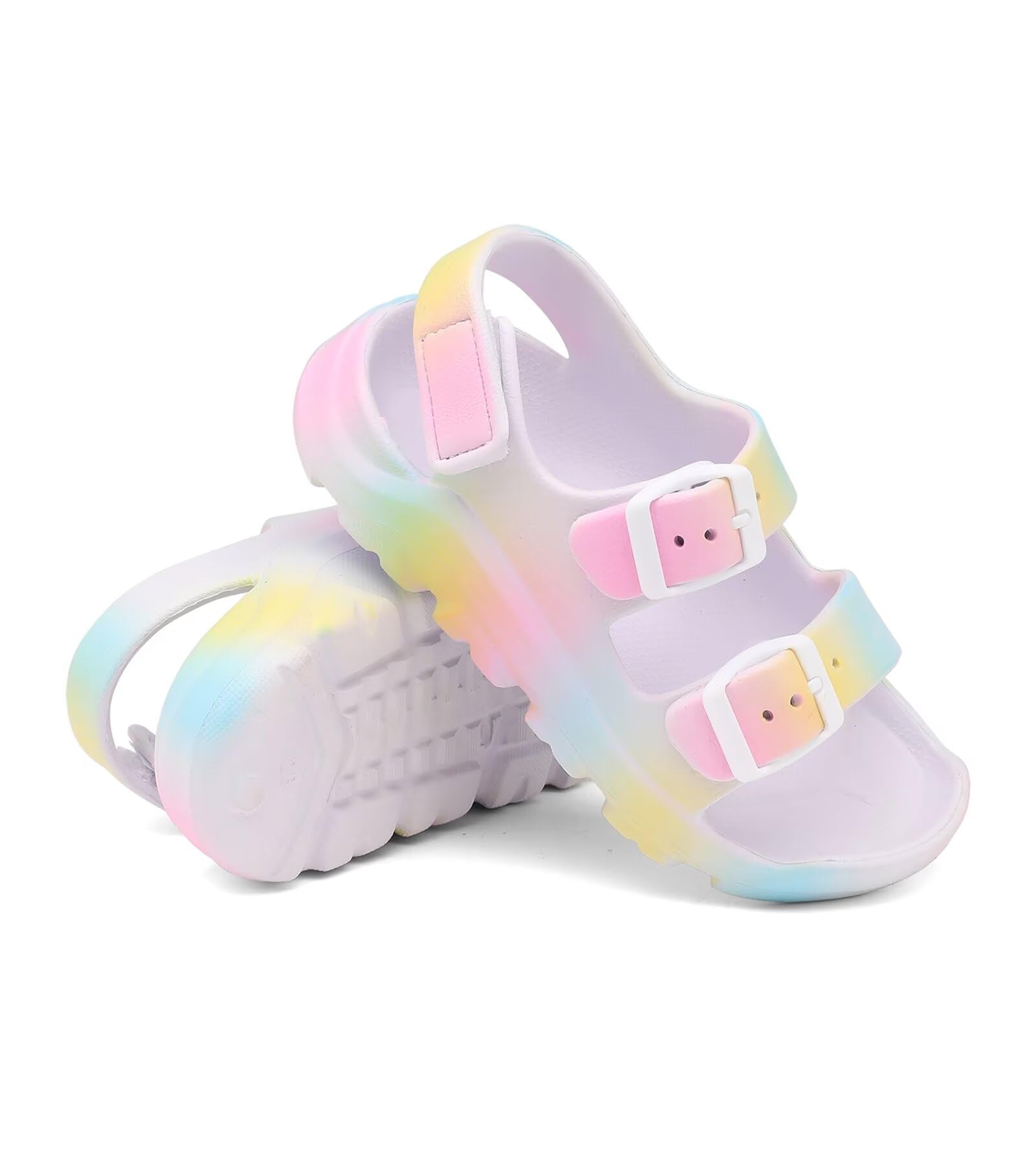 **Boys & Girls Adjustable Water Sandals with Buckle & Hook Loop Strap – Toddler 5 to Little Kid 12 – Perfect for Beach, Pool & Outdoor Play**