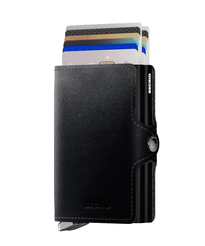 SECRID Premium Twinwallet Dusk - RFID Blocking Leather Wallet for Men & Women | Slim Bifold Credit Card Holder with Money Clip | Perfect for Travel, Business & Everyday Use