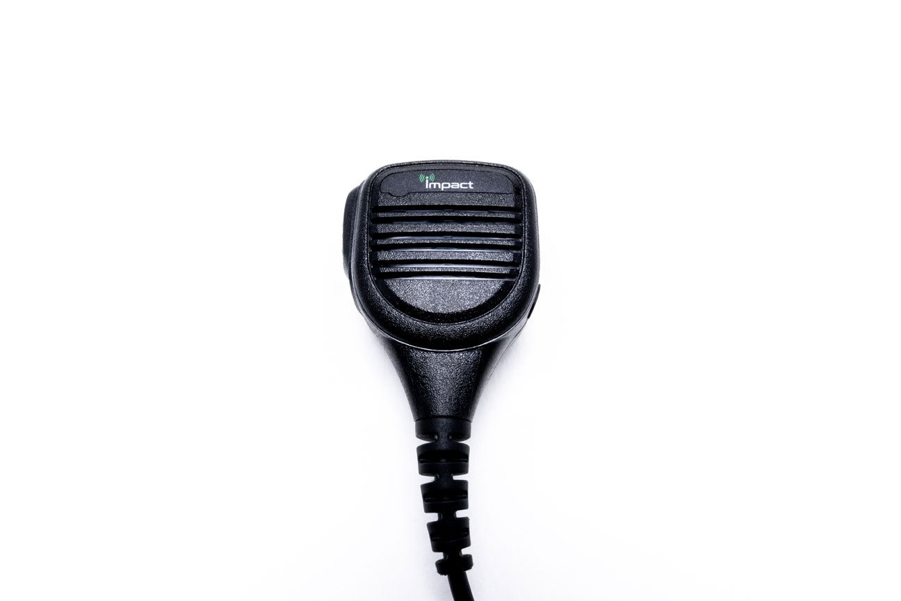 Impact Platinum Series Heavy Duty Two-Way Radio Speaker Mic MC4 PRSM HD3 - Durable Communication for Construction, Security & Outdoor Adventures