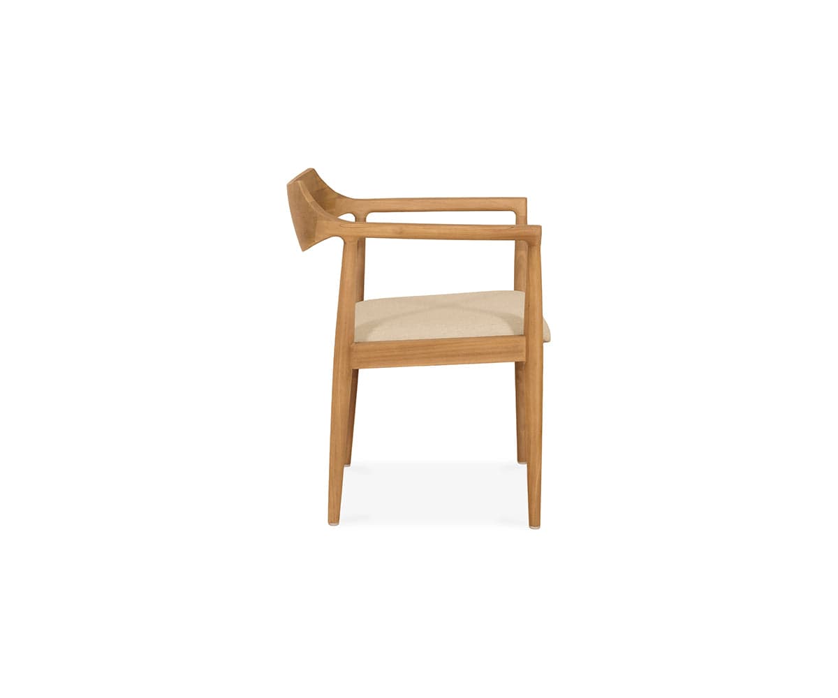 Carabella Dining Arm Chair - Modern Upholstered Side Chair for Kitchen, Dining Room & Office - Comfortable & Stylish Seating Solution