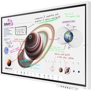 65in FliP Pro Interactive Display - Tizen Enterprise Platform with USB-C, 26ms Low Latency & 40W Speakers for Business Meetings & Digital Signage