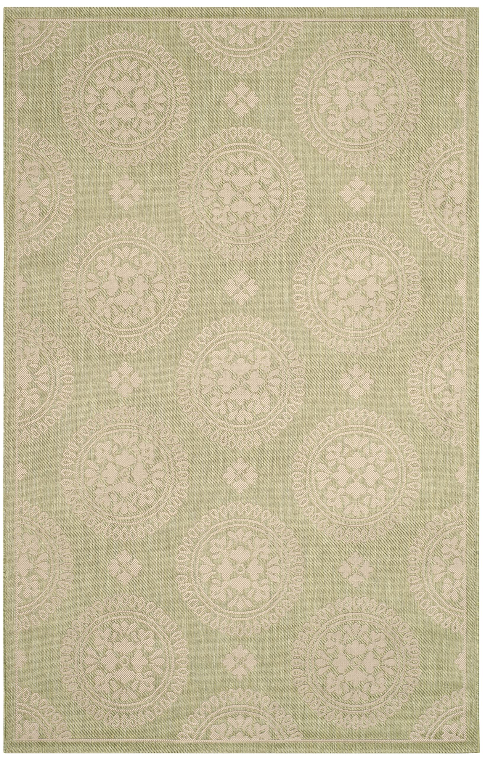 SAFAVIEH Courtyard Collection 8' x 11' Sweet Pea CY6716 Indoor/Outdoor Waterproof Rug - Easy to Clean, Perfect for Patio, Backyard, Mudroom & High-Traffic Areas