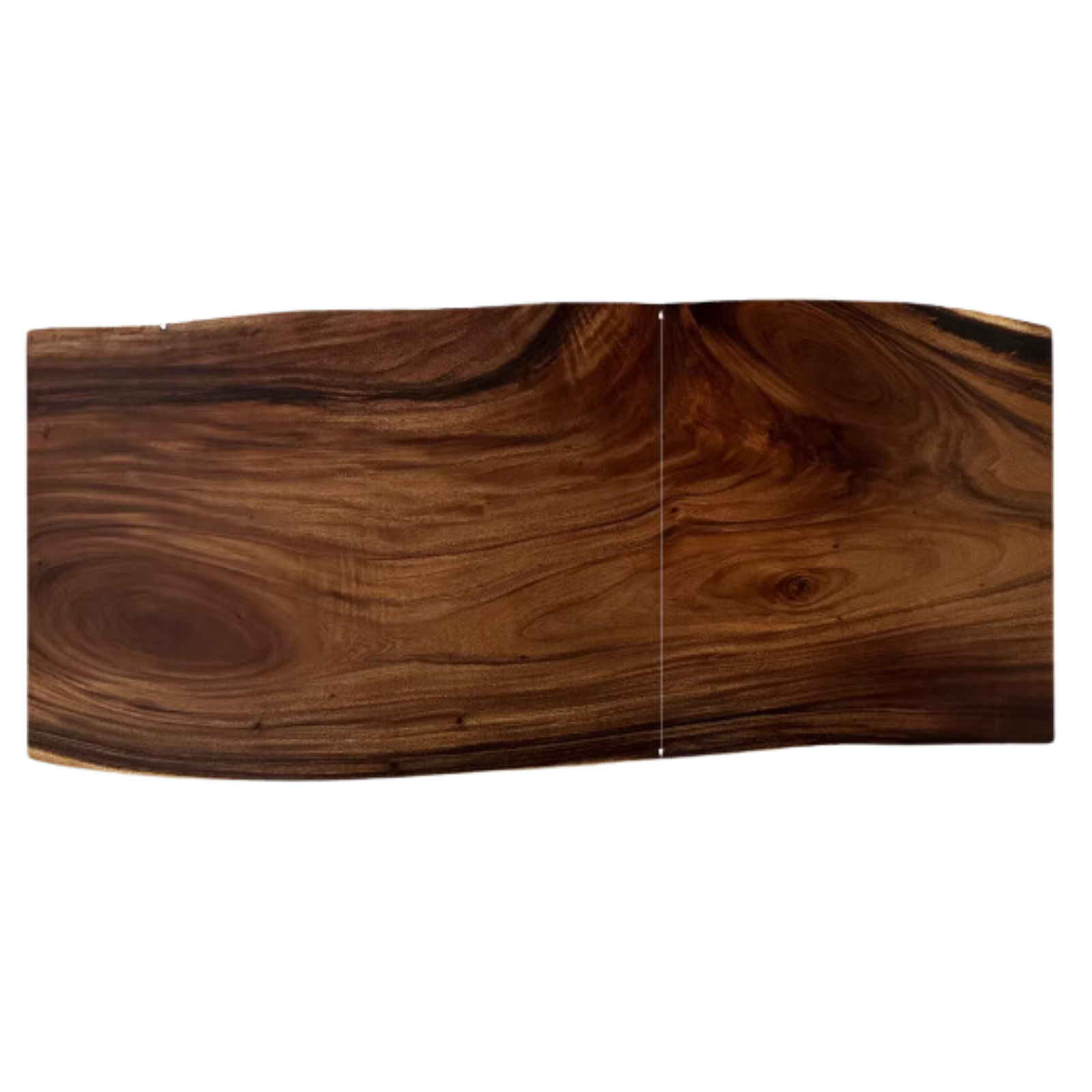 72.8x30.3/32.9/29.1x2.6 inch / 185x77/83.5/74x6.5 cm / Natural Wood Color / Natural edge large table