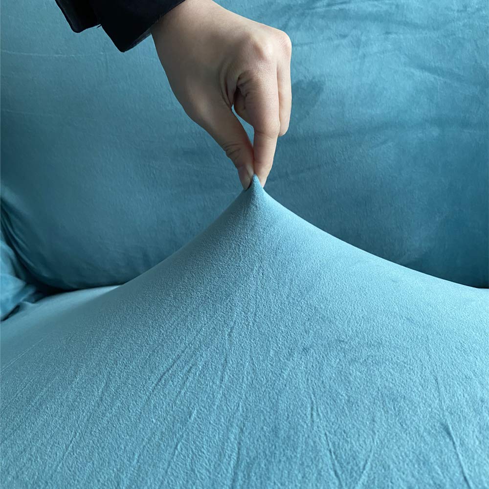 TOPCHANCES Stretch Velvet Club Chair Slipcover - 1 Piece High Elasticity Barrel Chair Cover for Armchair & Sofa | Perfect for Living Room, Bedroom & Office Decor