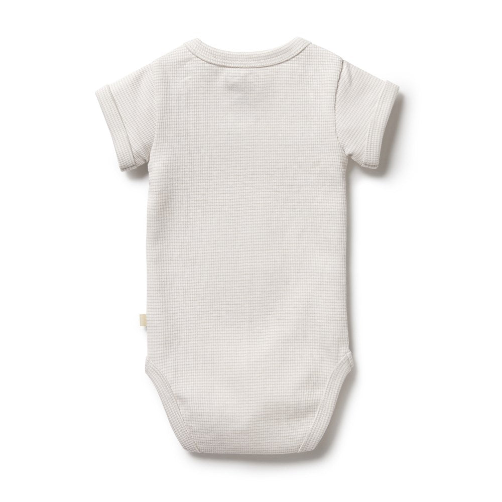 Organic Stripe Rib Bodysuit - Soft Cotton Baby Onesie for Newborns & Infants | Perfect for Playtime, Photo Shoots & Everyday Comfort