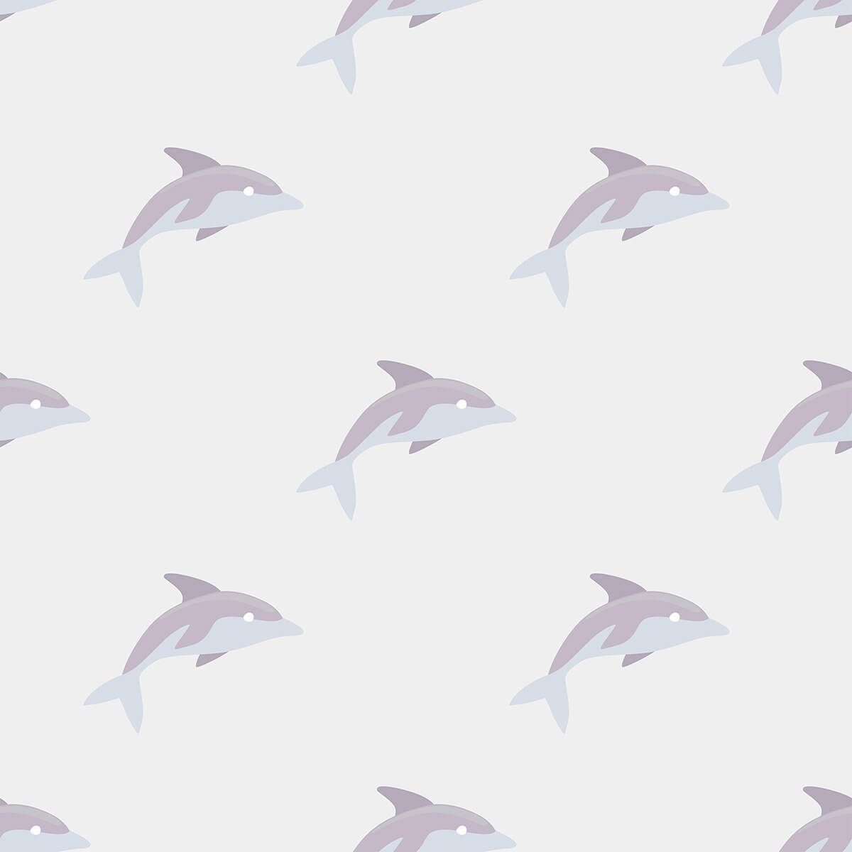 Silver and Gray Animals Baby Peel and Stick Removable Wallpaper - Self-Adhesive Nursery Decor for Kids Room, Bedroom, Playroom - Easy to Install & Remove