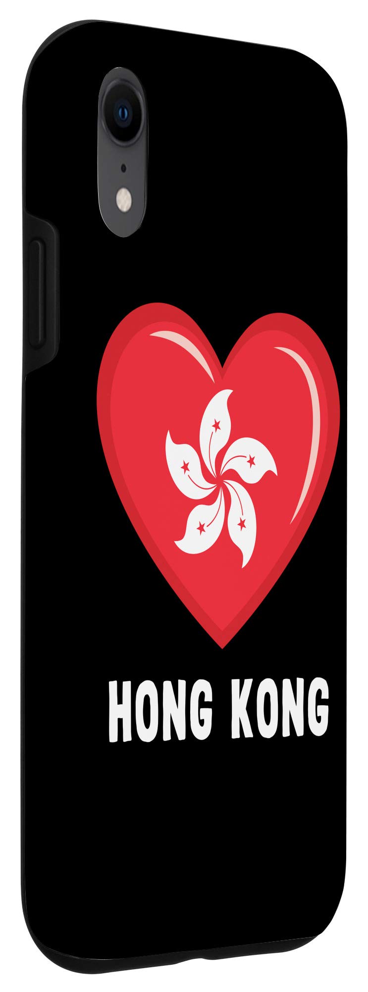 iPhone XR Hong Kong Flag HK Phone Case - Durable Protective Cover for iPhone XR with Hong Kong Design | Perfect for Travel, Gifts & Patriotic Style