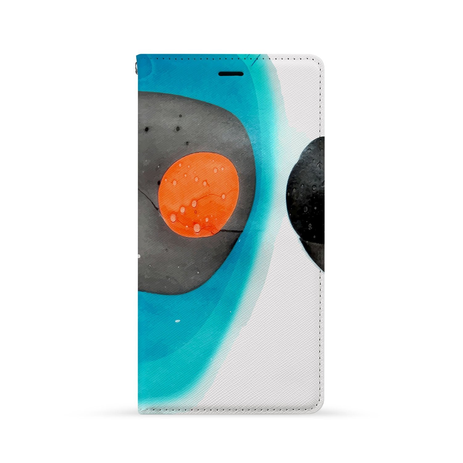 Huawei Wallet - Stylish Abstract Watercolor Design for Men & Women | Slim RFID Blocking Card Holder for Travel, Business & Everyday Use