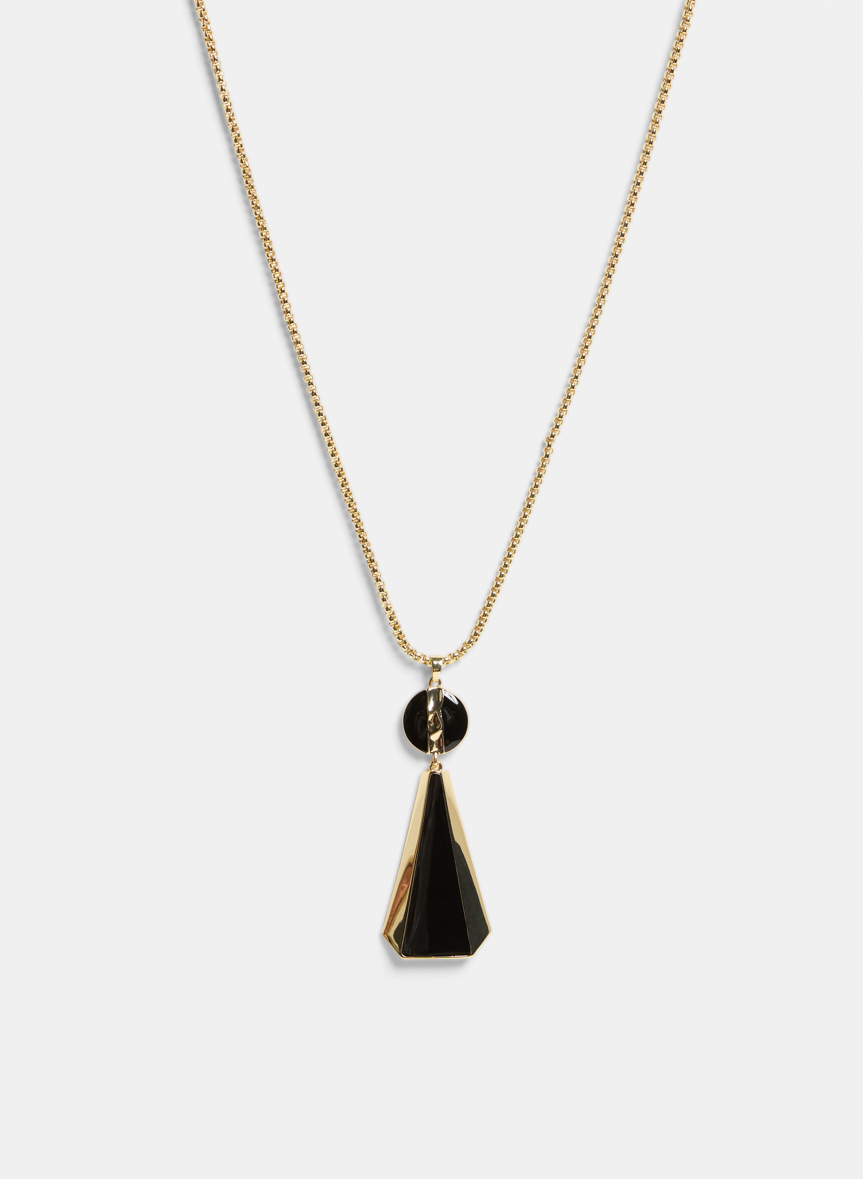 Diamond Shape Pendant Necklace - Elegant 14K Gold Plated Jewelry for Women | Perfect for Weddings, Anniversaries & Special Occasions