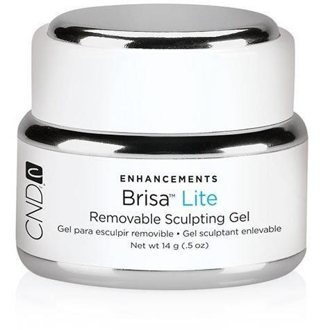 CND Brisa Lite Removable Sculpting Gel - Neutral Pink Semi-Sheer Nail Polish (0.5 oz) | Long-Lasting & Easy Removal for Professional & DIY Manicures at Home