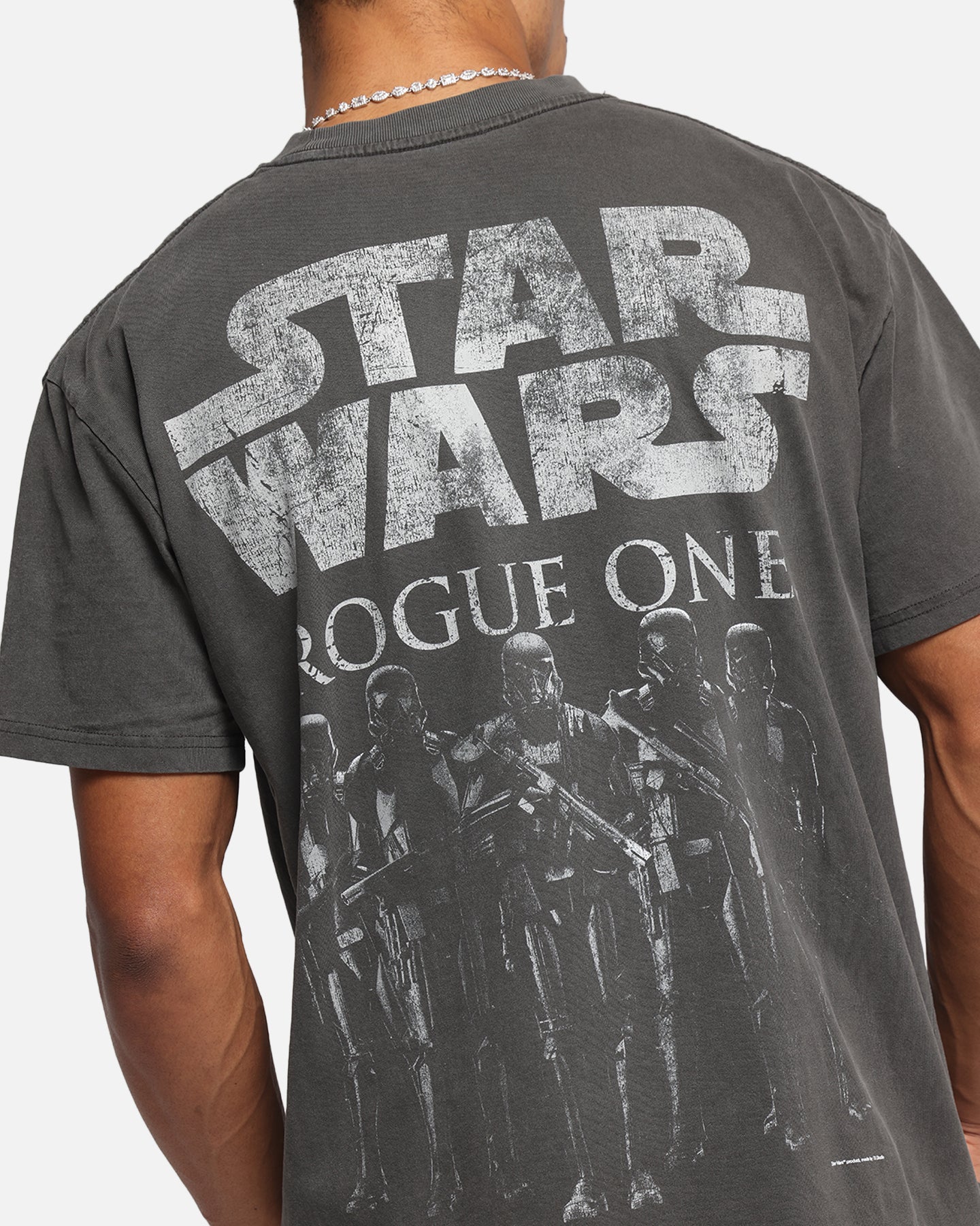 73 Studio Star Wars Death Trooper Vintage T-Shirt - Black Wash - Officially Licensed - Perfect for Cosplay, Comic Con & Star Wars Fans