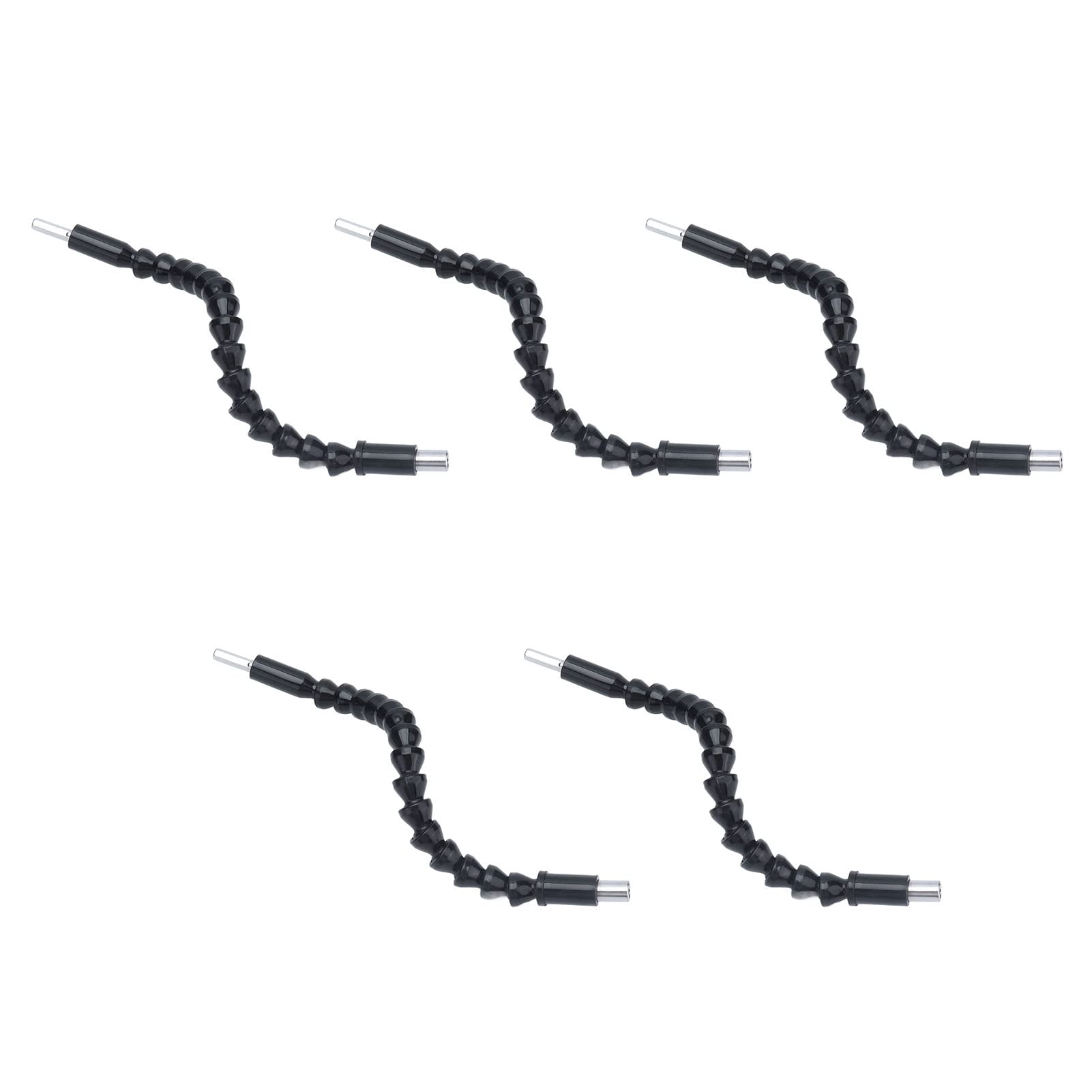 5-Piece 295mm Flexible Drill Bit Extension Set - Universal Magnetic Hex Shaft for Electric Drills | Perfect for Tight Spaces & DIY Projects