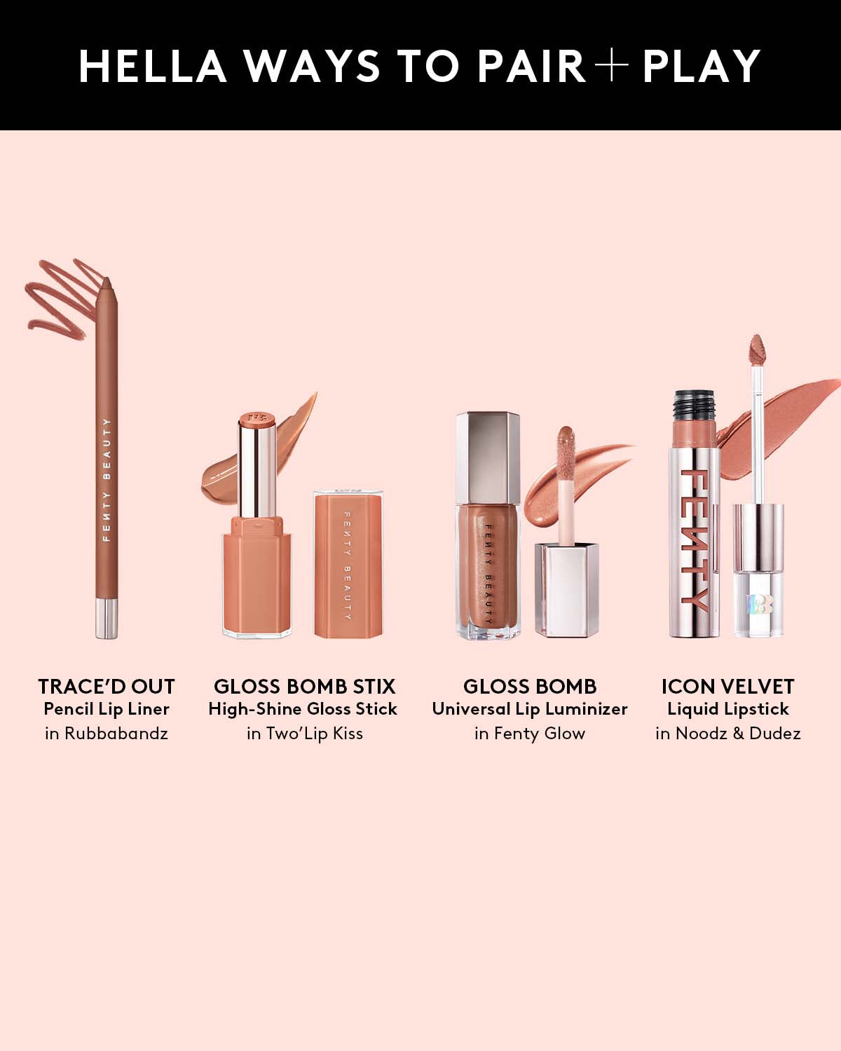 Trace'd Out Longwear Waterproof Pencil Lip Liner - Smudge Proof & All-Day Wear | Perfect for Matte Lipstick, Ombre Lips & Everyday Makeup Looks | Rubbabandz