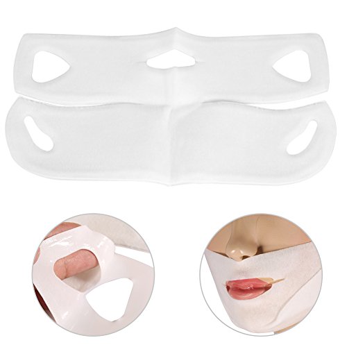 V Line Face Mask - Anti-Aging Lifting Mask for Chin, Jawline & Neck - Skin Tightening & Firming Treatment - Perfect for Facial Contouring & Double Chin Reduction - Use Before Special Events or Daily Skincare Routine