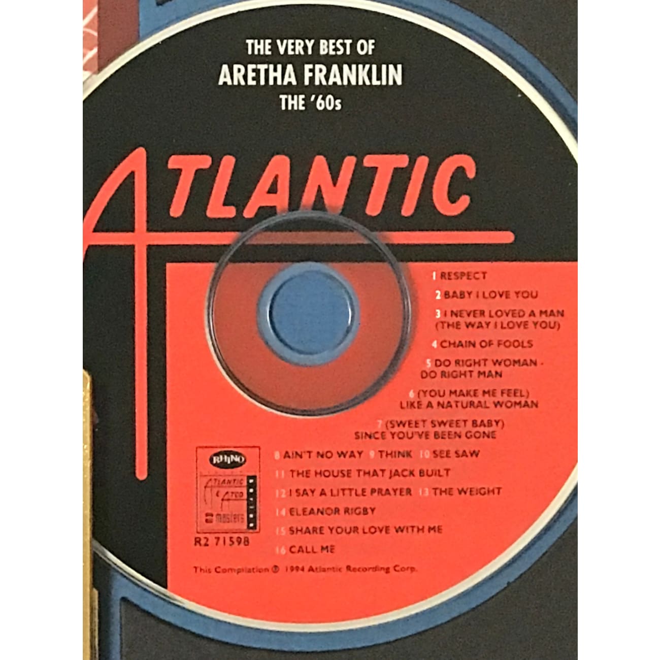 Aretha Franklin The Very Best 60s Collection - RIAA Certified Gold Album Award - Perfect for Music Collectors & Soul Music Lovers