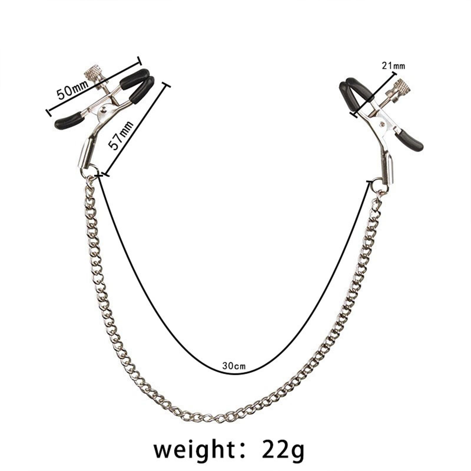 Adjustable Non-Piercing Stainless Steel Body Clips with Chain - Secure & Stylish Body Jewelry for Belly, Thigh, or Waist - Perfect Gift for Body Chain Lovers (No Piercing Required)