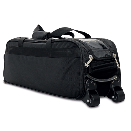 Premium Slim Triple Tote Black Bowling Bag - Durable & Stylish for League Play, Practice & Travel | Perfect for Bowling Enthusiasts & Professionals