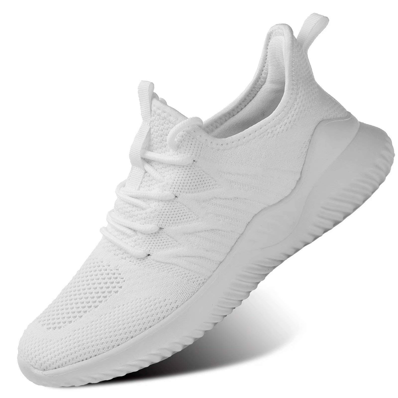 KEEZMZ Women's Lightweight Slip-On Walking & Running Shoes - Breathable Casual Tennis Sneakers for Ladies - Perfect for Gym, Workout, Jogging & Daily Wear
