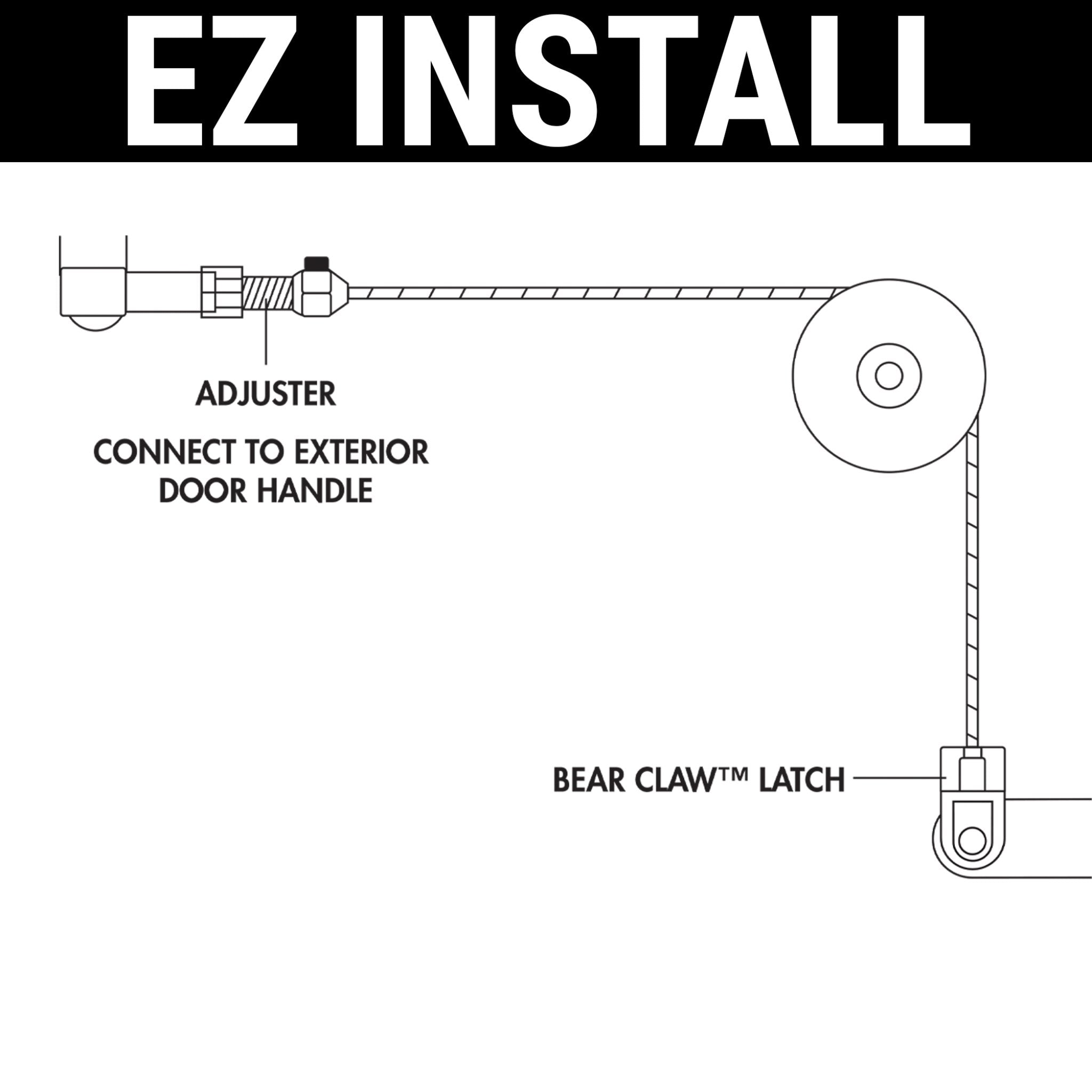1901-1907 Oldsmobile Model F Shaved Door Handle Upgrade Kit - Stainless Steel Latch Solenoid, Pulley Cable System - Perfect for Classic Car Restoration & Custom Builds