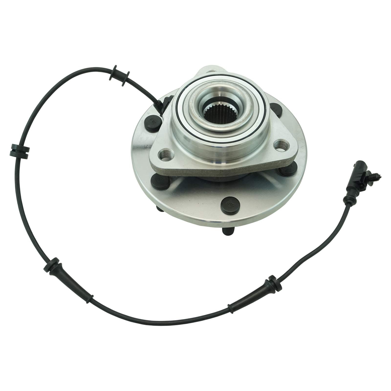 TRQ Front Left & Right Wheel Hub Bearing Assembly - Compatible with 2012-2015 Nissan Armada & 2011-2015 Titan - Driver & Passenger Side Replacement - Perfect for Off-Roading, Towing & Daily Commuting