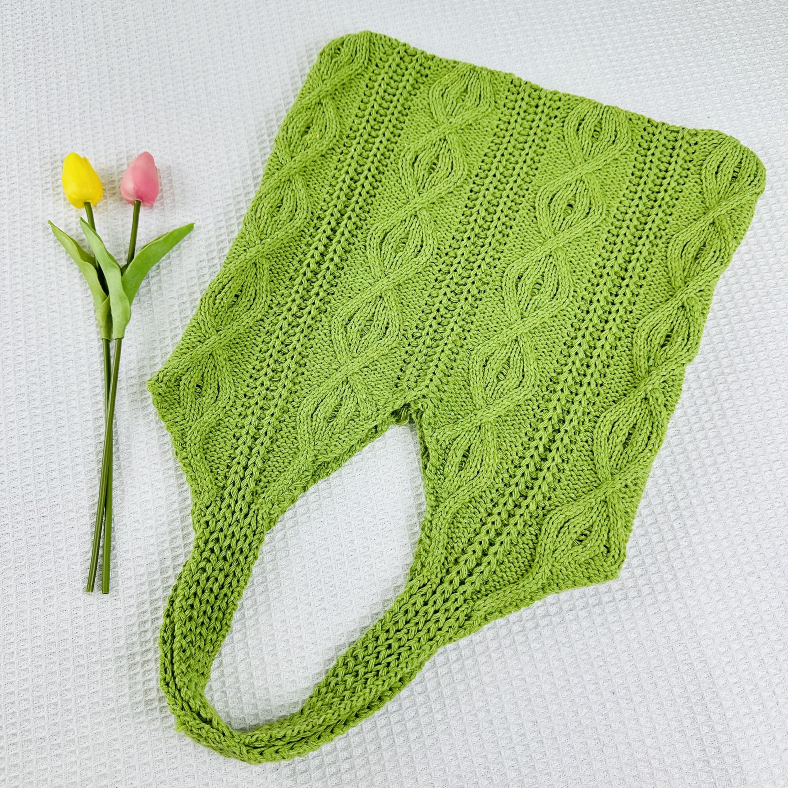 Stylish Women's Crochet Shoulder Tote Bag - Large Knitted Handbag for Shopping, Beach & Daily Use | Aesthetic Boho Purse for Women | Perfect Gift Idea