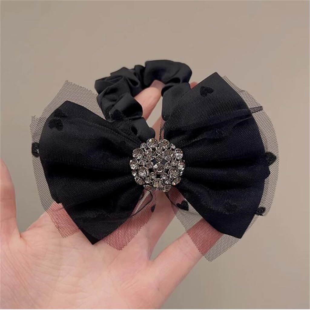 Sparkling Rhinestone Mesh Hair Ring Headband - Elegant Crystal Hair Rope for Women | Perfect for Parties, Weddings & Special Occasions