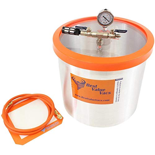 GV5GA 5 Gallon Aluminum Vacuum Chamber for Resin Casting & Degassing - Best Value Vacuum Sealer for DIY Projects & Industrial Use