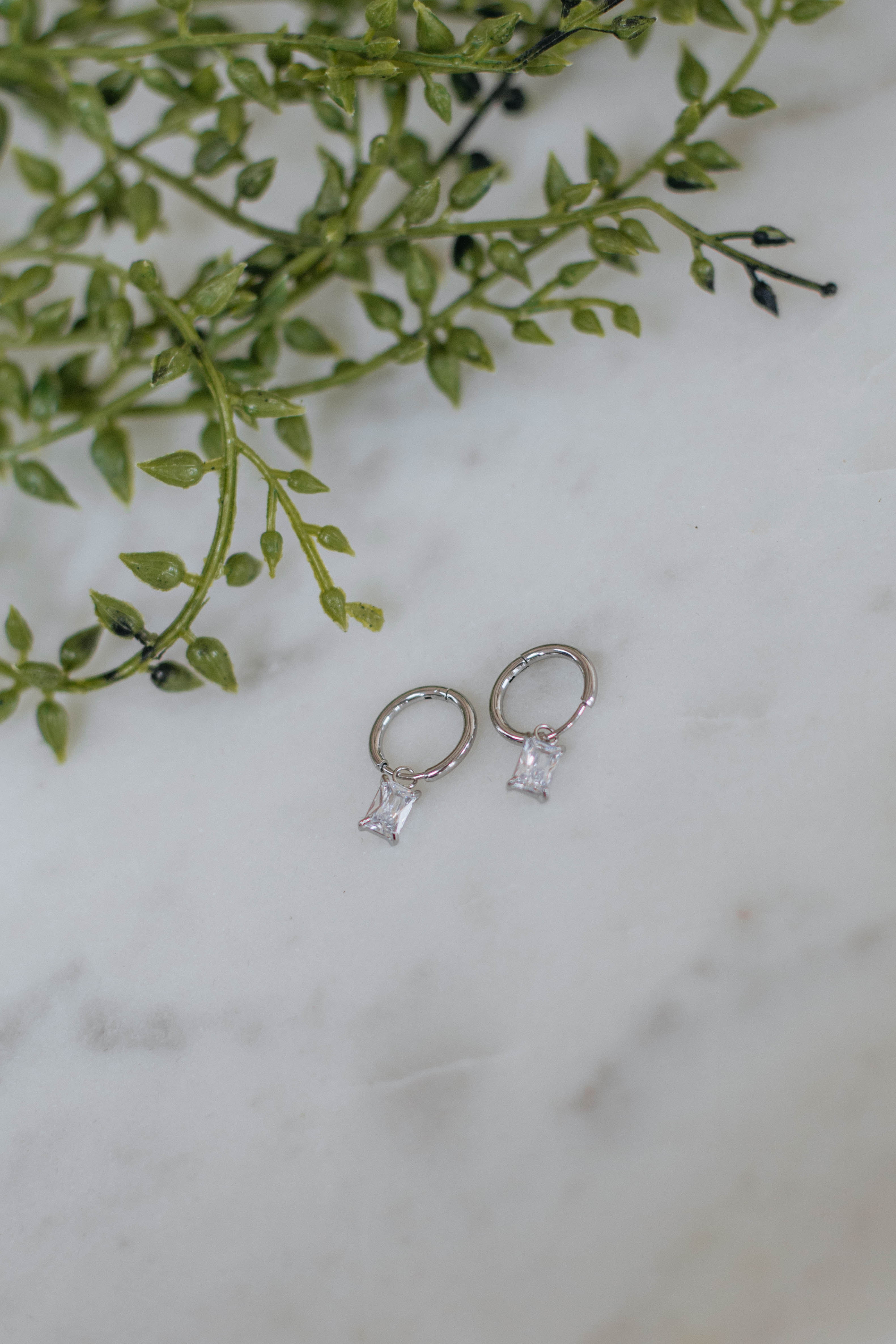 Raechel Sterling Silver Earrings for Women - Elegant Dangle Hoop Earrings for Party, Wedding & Everyday Wear
