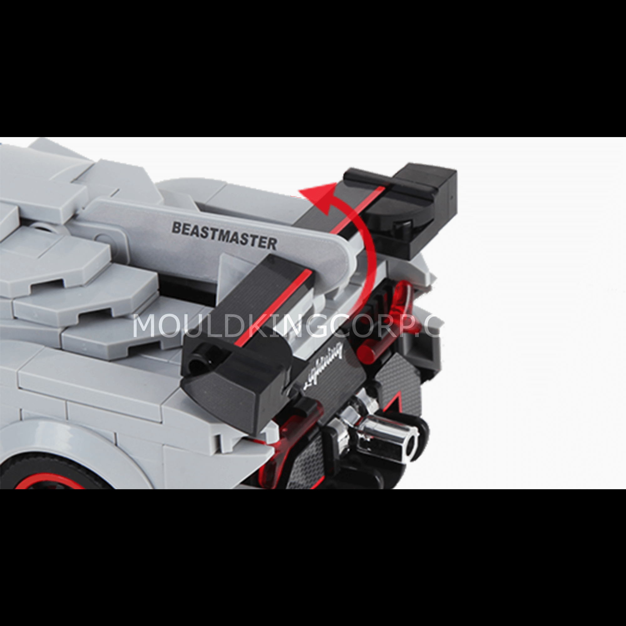 Mould King 27007 The Veneno Mini Sports Car Building Set - 398 PCS Model Kit for Adults & Teens | Creative DIY Construction Toy for Car Enthusiasts | Perfect Gift for Birthday, Christmas & Home Decoration