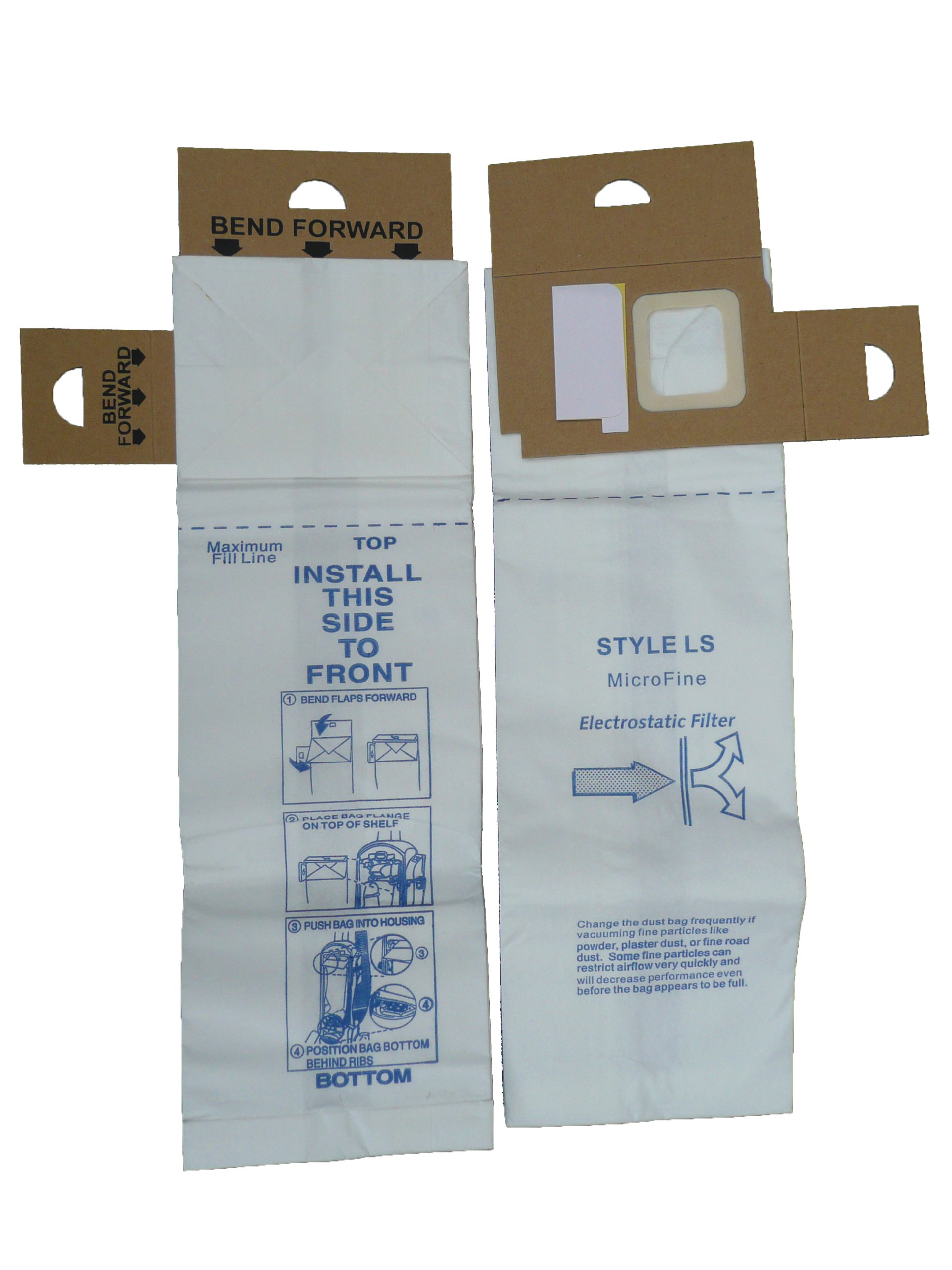 9-Pack Eureka Type LS Sanitaire Vacuum Bags - Compatible with LiteSpeed Upright, Boss Signature Genesis, Refurb Powerline Limited & Sanitaire Commercial Vacuum Cleaners (Models 5700 & 5800, 62123, 61820A5815A) - Premium Replacement Bags for Deep Cleaning in Offices, Hotels & Commercial Spaces