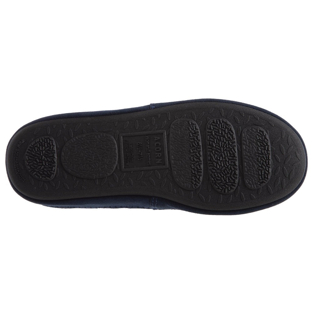 Women's Fairisle Knit Clog Slippers with Non-Slip Indoor/Outdoor Sole - Cozy House Shoes for Winter, Home, Office & Errands