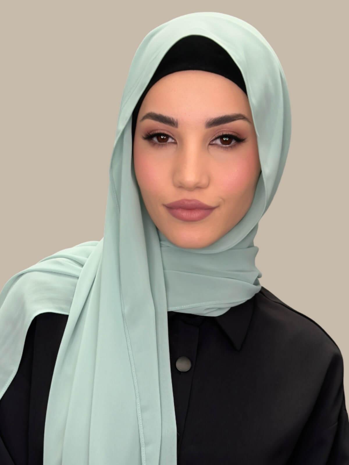 Premium Luxury Chiffon Hijab Scarf - Soft Lightweight Muslim Headscarf for Women - Perfect for Daily Wear, Prayer, and Special Occasions