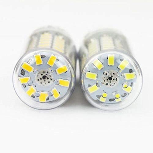 3-Pack 15W 60-LED SMD2835 E27 Corn Light Bulb, AC 85-265V, Cold White (6000K) - Energy Efficient LED Replacement for Warehouse, Garage & Outdoor Lighting