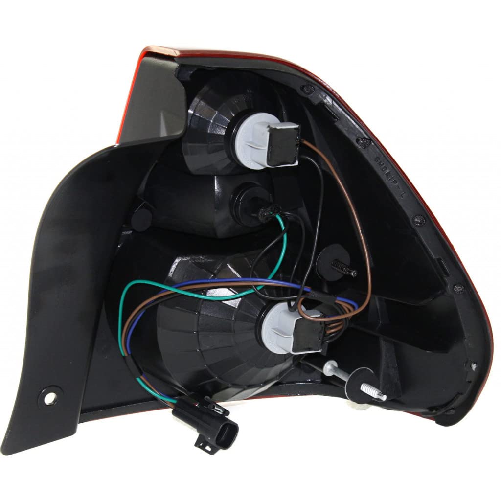 KarParts360 Chevy Malibu Tail Light Assembly 2004-2008 Driver Side with Bulbs - GM2800165 & 15868494 | Replacement for Broken Lights | Enhances Nighttime Safety & Style
