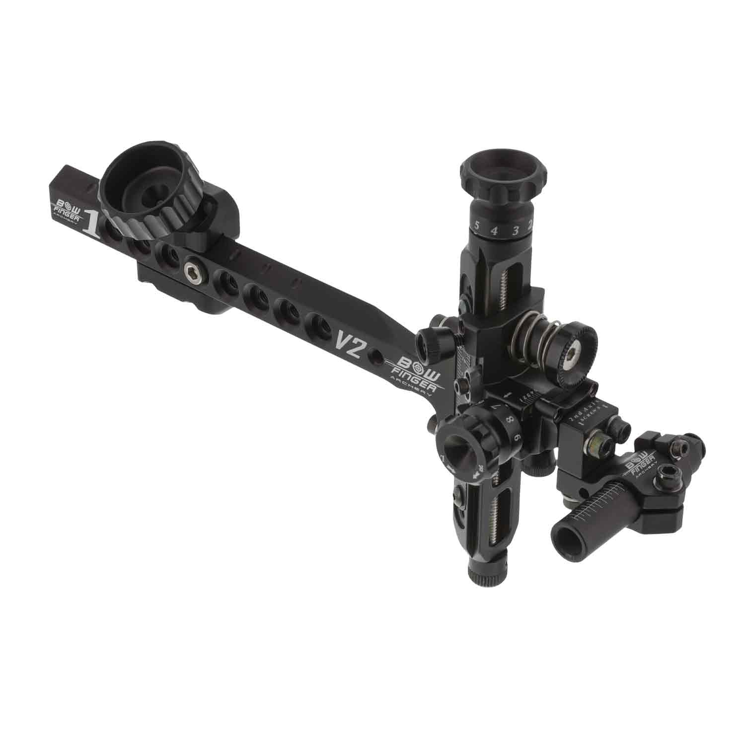 Bowfinger 1 Compound Target Sight V2 - Precision Bow Sight for Archery Hunting & Target Practice - Perfect for Outdoor Adventures & Competitive Shooting