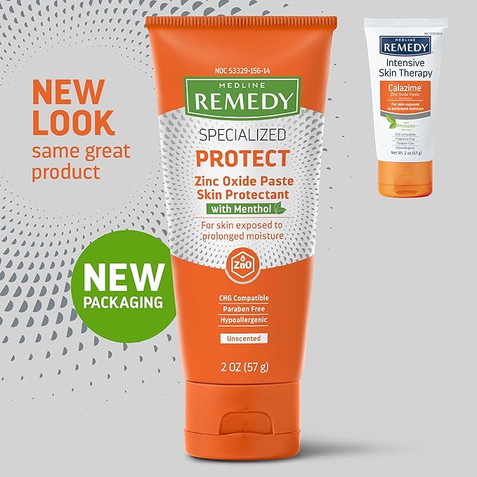 Remedy Calazime Protectant Paste - Diaper Rash Cream for Babies & Adults | Soothing Skin Protection for Diaper Rash, Chafing & Irritation | Ideal for Daily Use & Sensitive Skin Care