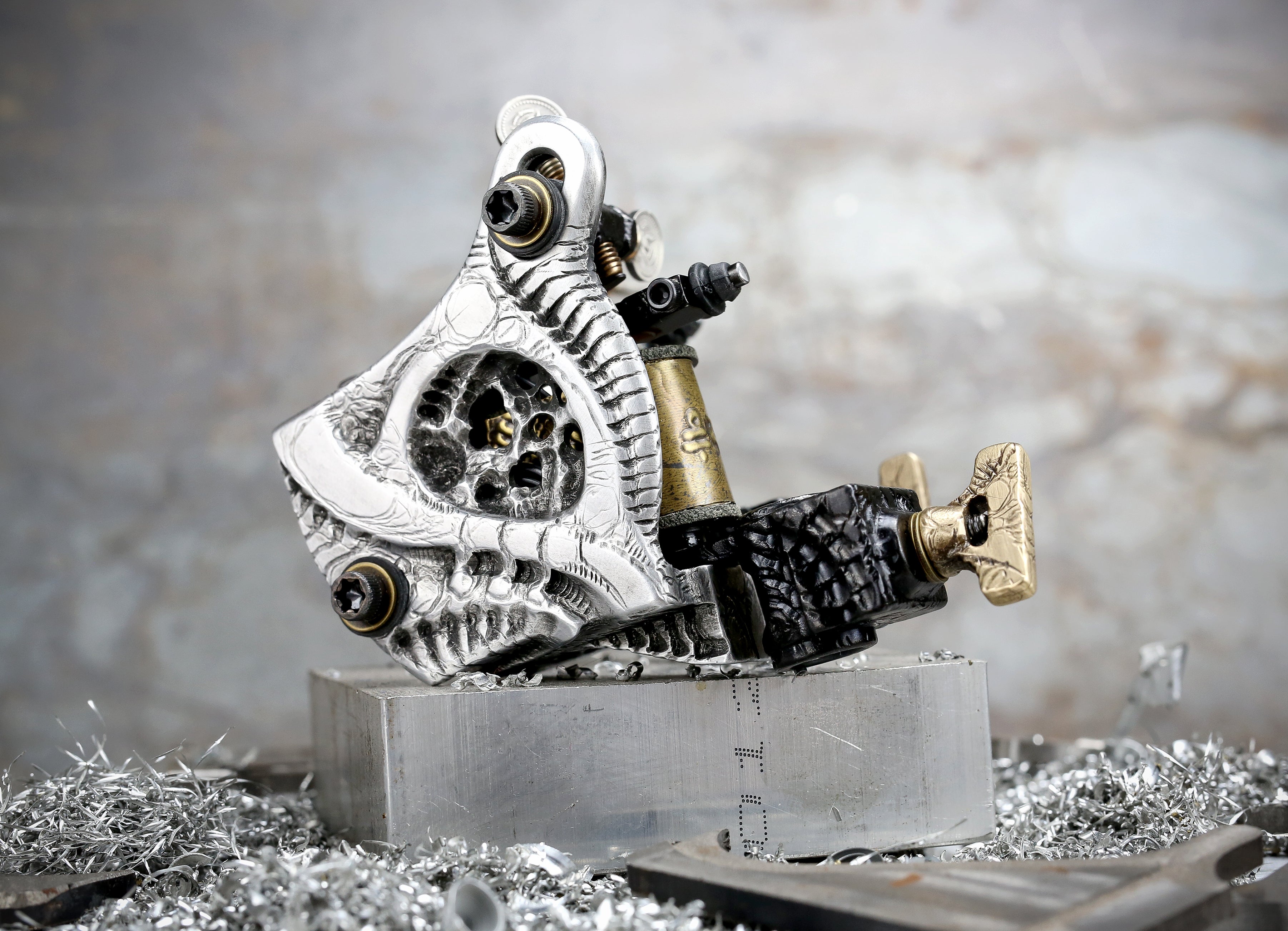 Aaron Cain x Mike Pike x Destroy Troy BIOMECH Teacup Liner - Limited Edition Art Collectible for Coffee & Tea Lovers, Perfect for Home & Office Use