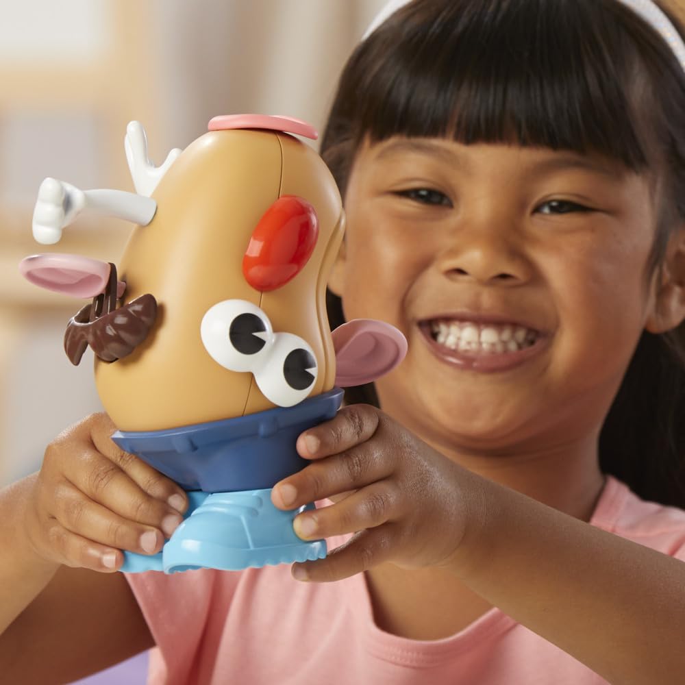 Mr. Potato Head Toy - Classic Playskool Potato Head with Accessories, Black - Fun Educational Toy for Kids, Great for Pretend Play & Creative Learning
