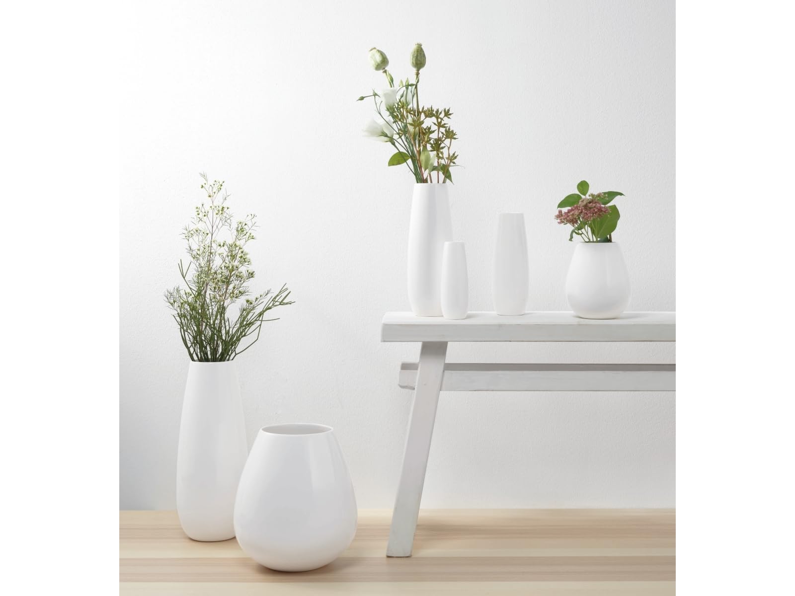 ASA 91032005 Premium Ceramic Vase - Handcrafted Home Decor for Living Room, Dining Table & Wedding Centerpieces