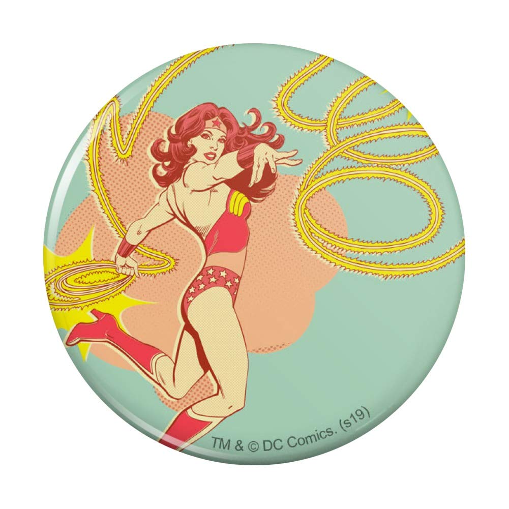 Wonder Woman Golden Lasso Refrigerator Magnet - Superhero Kitchen Decor for Fridge, Office & Dorm Room - Perfect for DC Comics Fans & Home Organization