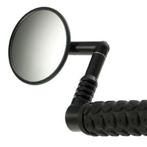 Mirrycle Mountain Bike Mirror for MTB & Hybrid Bikes - Adjustable Handlebar Safety Mirror for Cycling, Commuting & Road Biking