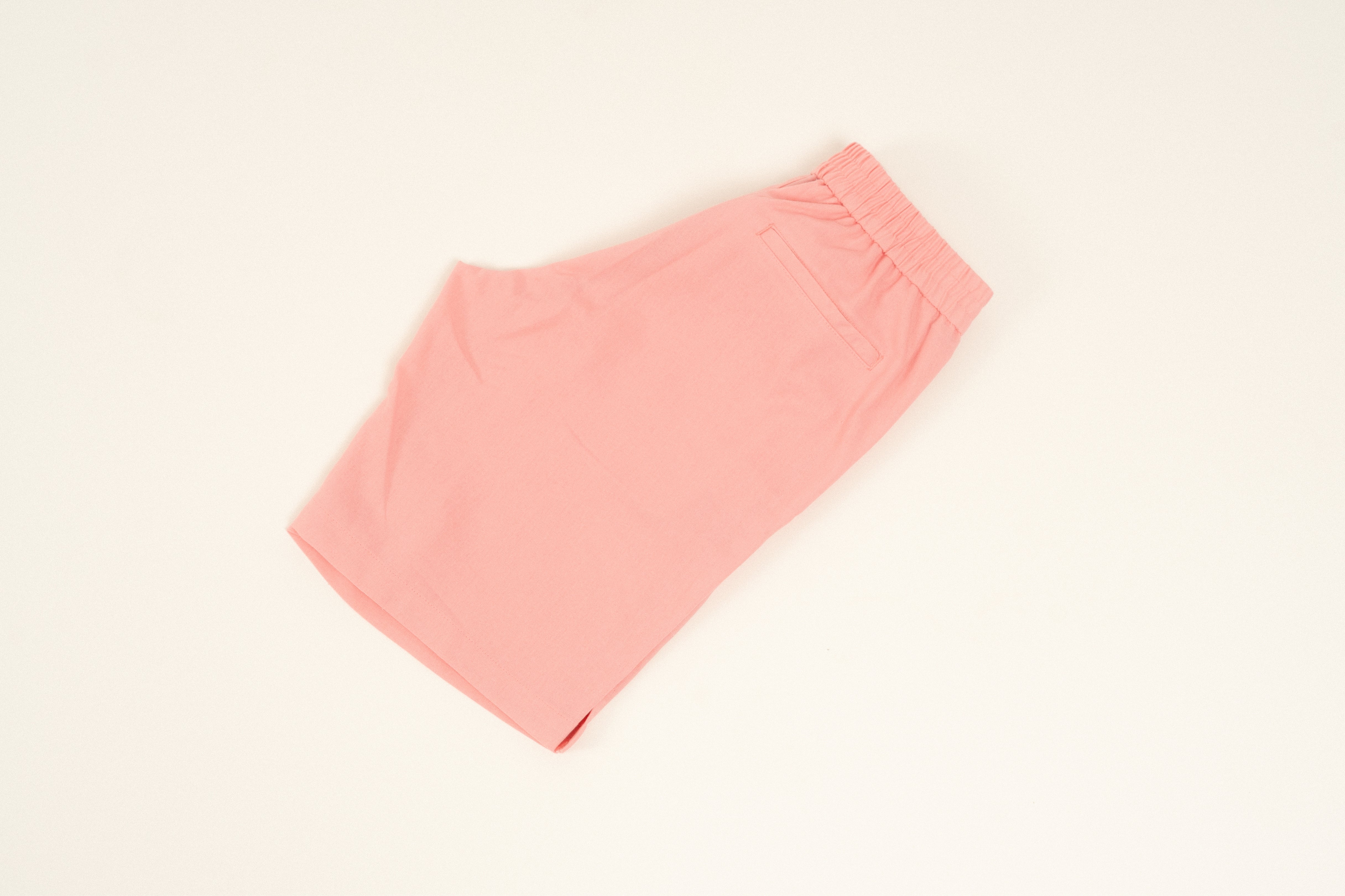 Bondi Pink Linen Shorts for Women - Breathable Summer Casual Shorts with Pockets | Perfect for Beach, Vacation & Everyday Wear