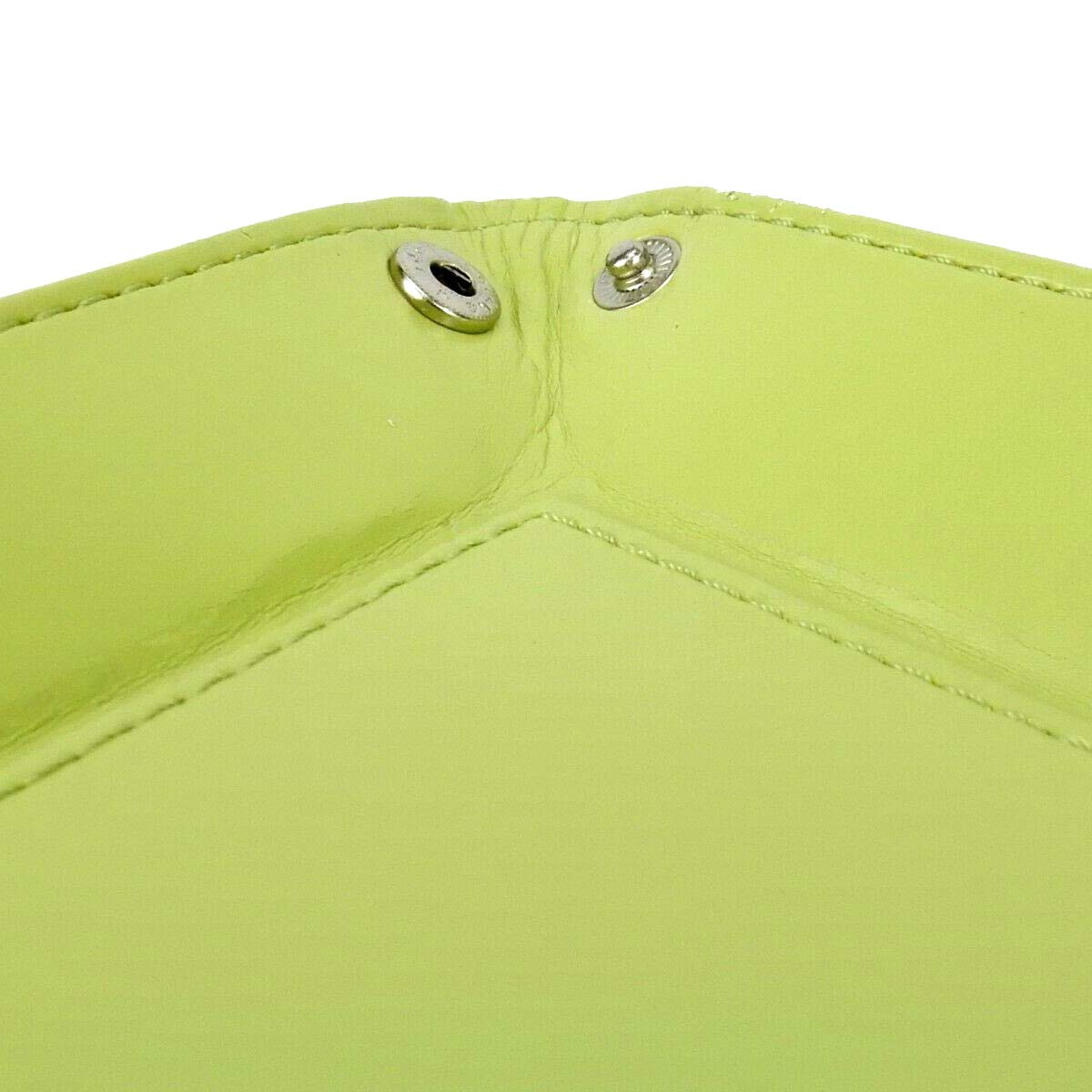 Premium Faux Leather Folding Travel Organizer - Collapsible Storage Bin for Jewelry, Wallets, Phones, Watches & Accessories - Portable Multi-Purpose Organizer Box for Home, Office & Travel (3-Pack, Lime Green) - Perfect for Clutter-Free Packing, Gift Giving & Daily Organization