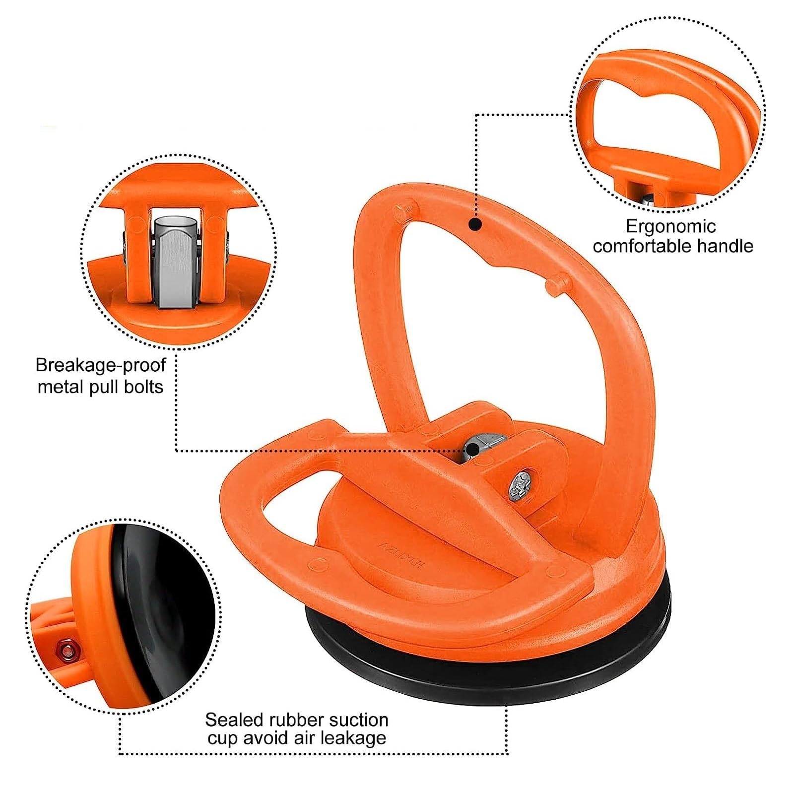 3 Pack Car Dent Puller Kit - Powerful Suction Cup for Body, Glass & Tiles - Auto Repair Tool